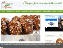 Tablet Screenshot of 365recettes.com
